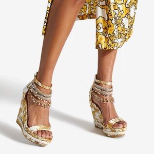 Wedge Miami Print Sandal 9
